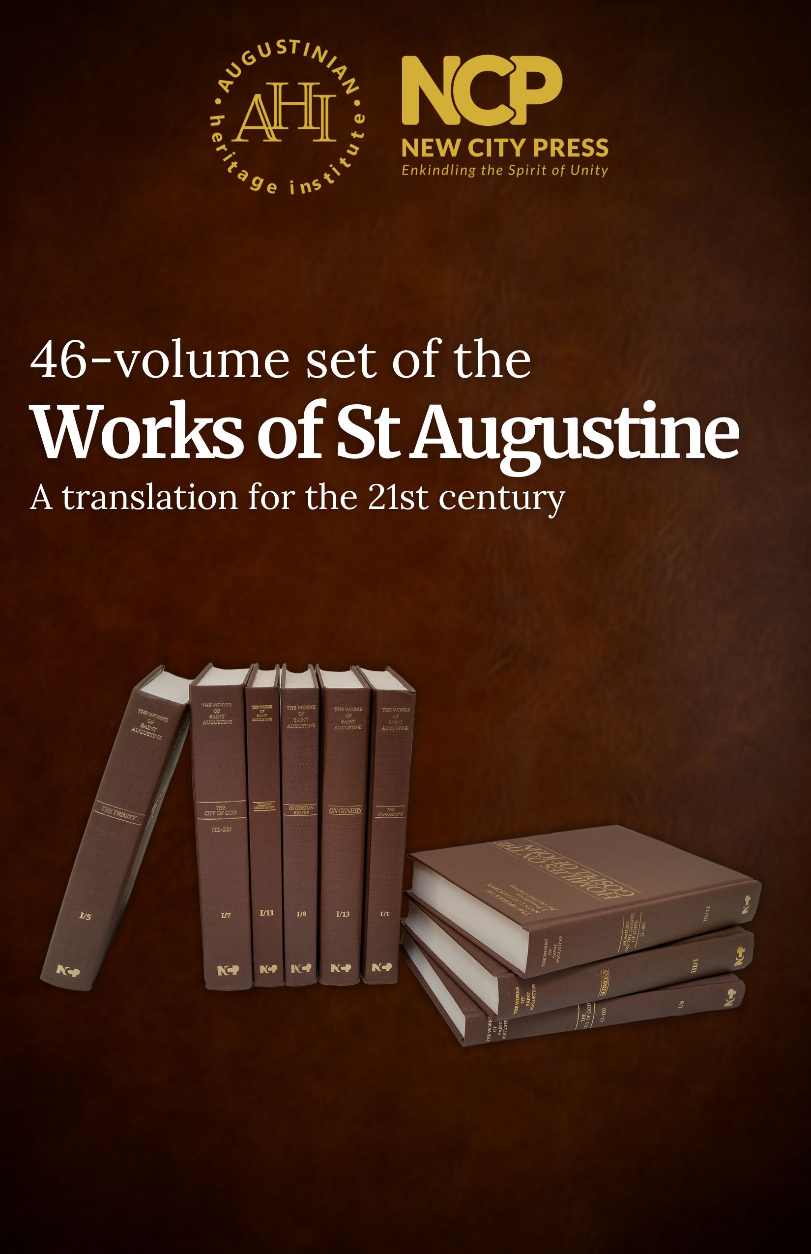 Complete Set of 46 Volumes of the Works of Saint Augustine