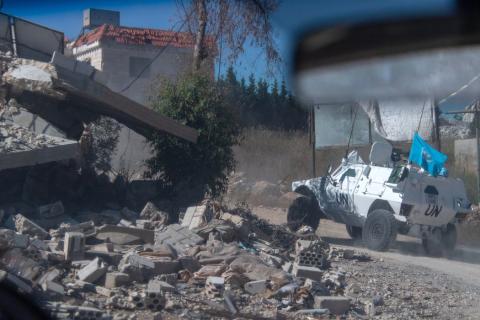 UNIFIL conboy on Lebanon