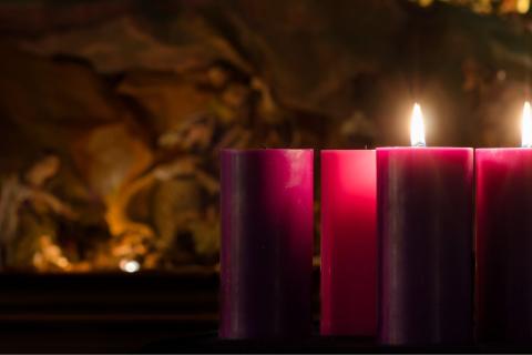 Advent candles 