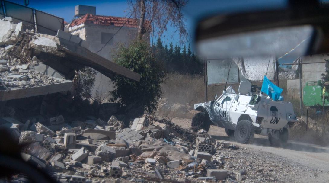 UNIFIL conboy on Lebanon